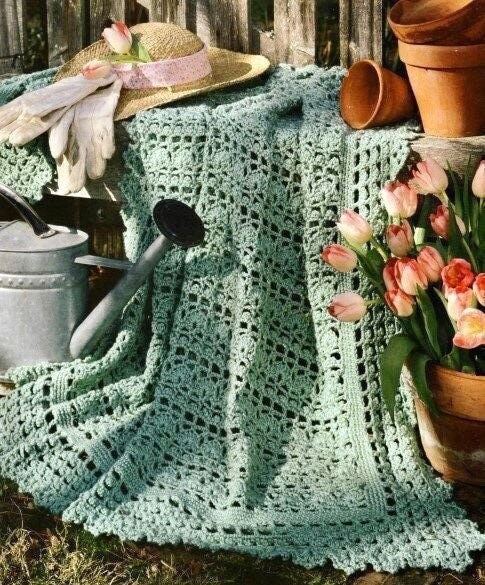 Spring Afghans Crochet Book