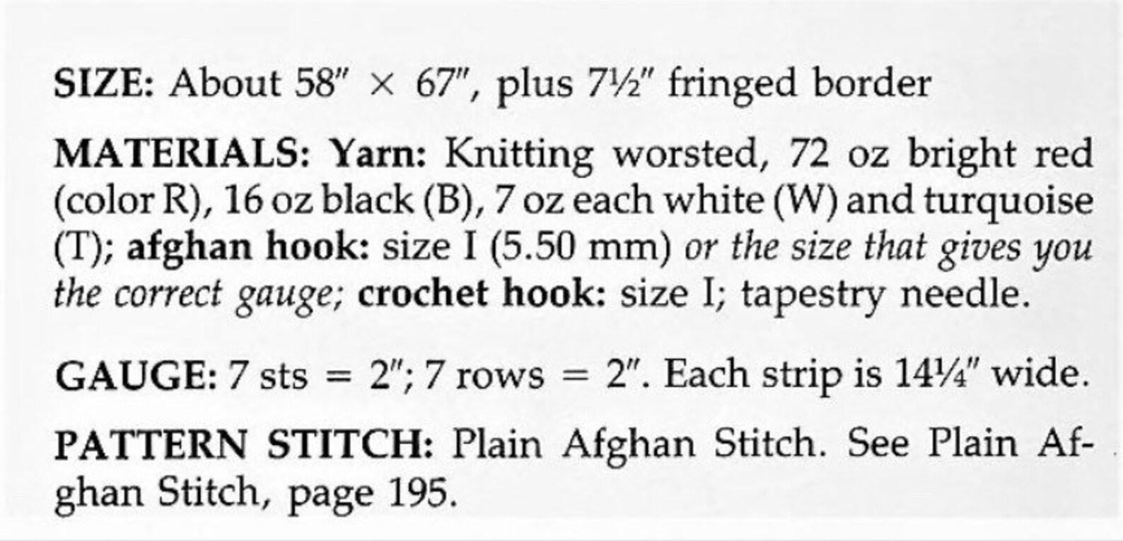 Vintage Crochet Afghan Pattern Native American Indian Throw Blanket PDF ...