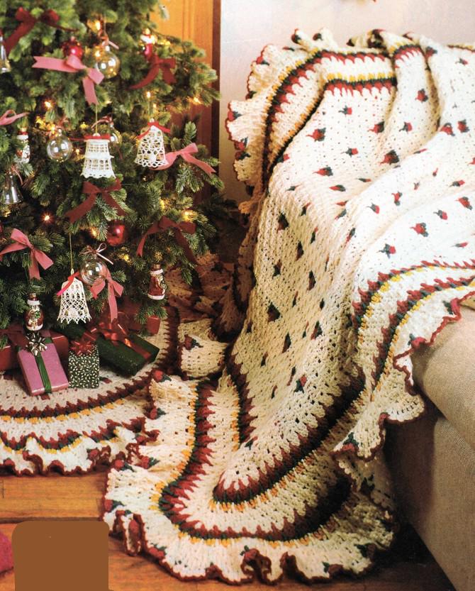 Vintage Christmas Crochet Patterns for Decorating and Gifting 6 Vintage Holiday Crochet Pattern Cottagecore Rosebud