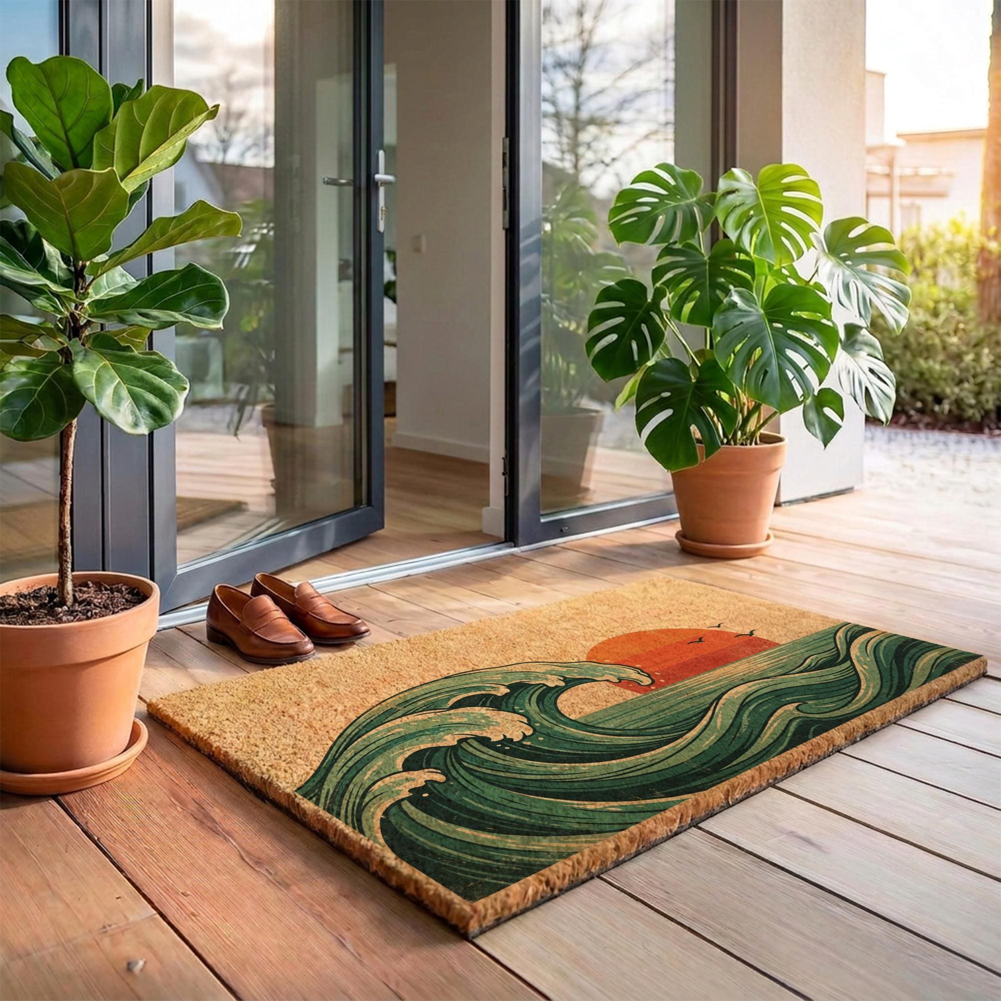 Door Mat Waves - Etsy