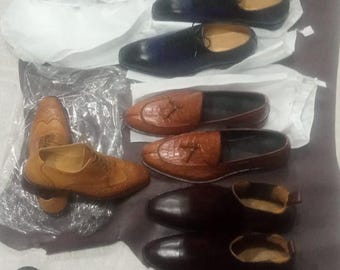 Handgemaakte leren monk strap schoenen voor heren | Echt leren geklede schoenen | Klassieke formele schoenen met monk strap | Handgemaakte trouwschoenen op maat