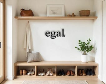 Regardless of style | Wall decoration | Lettering | Wall sticker | Wall decor | Wood | Wooden lettering | Sign | Decor | Hallway | Gift | Minimalism | Line