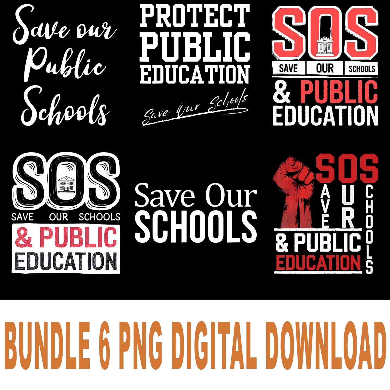 Save Our Public Schools PNG – Protect Education Vote Out Abbott ...