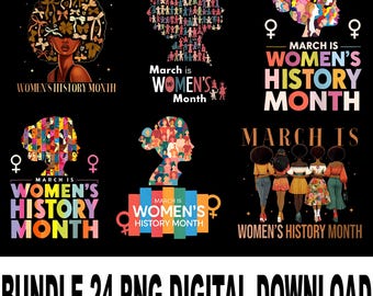 Empower Women PNG – National Women’s History Month 2025 Feminist Empowerment Design