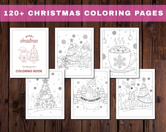 Dibujos navideños para colorear, Libro de colorear navideño, Láminas navideñas para colorear, Dibujos navideños para colorear para niños, Dibujos navideños para colorear