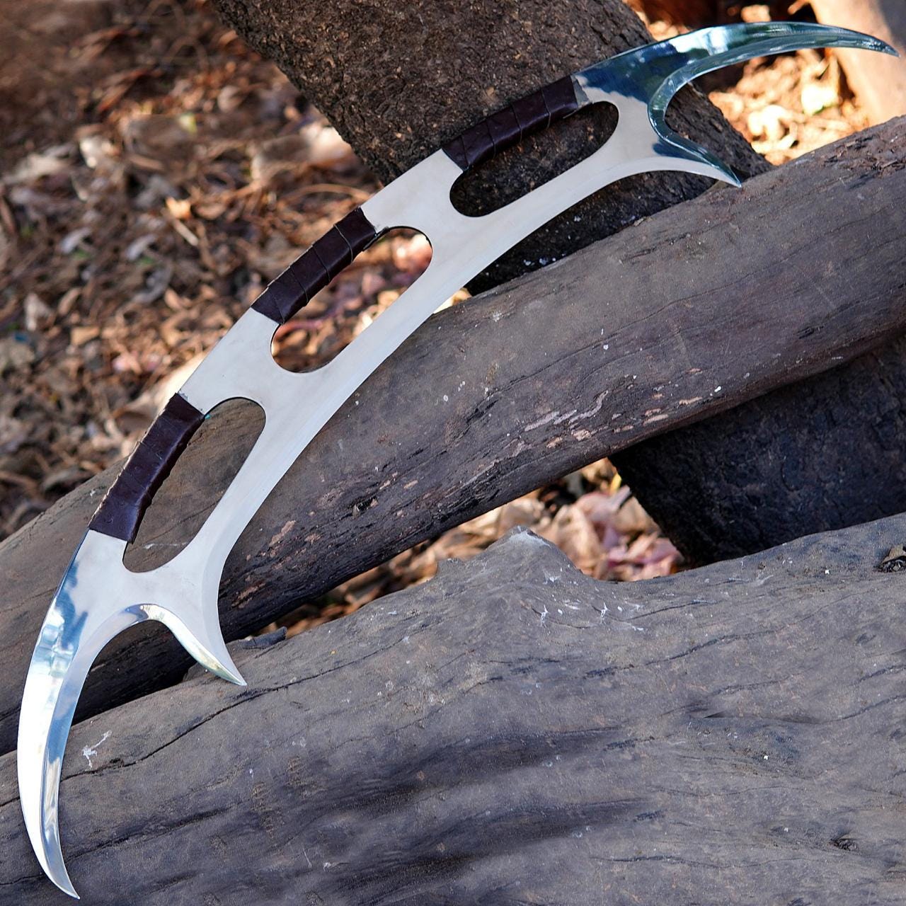 Handmade 3 Ft. Replica Klingon Bat'leth Sword Star Trek Batleth With ...