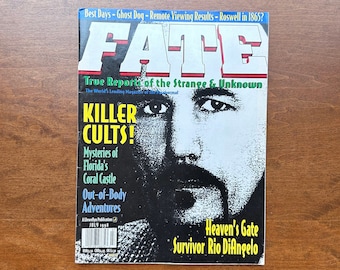 Fate Magazine Heavens Gate Cult Survivor Rio DiAngelo Vintage Magazine July 1998