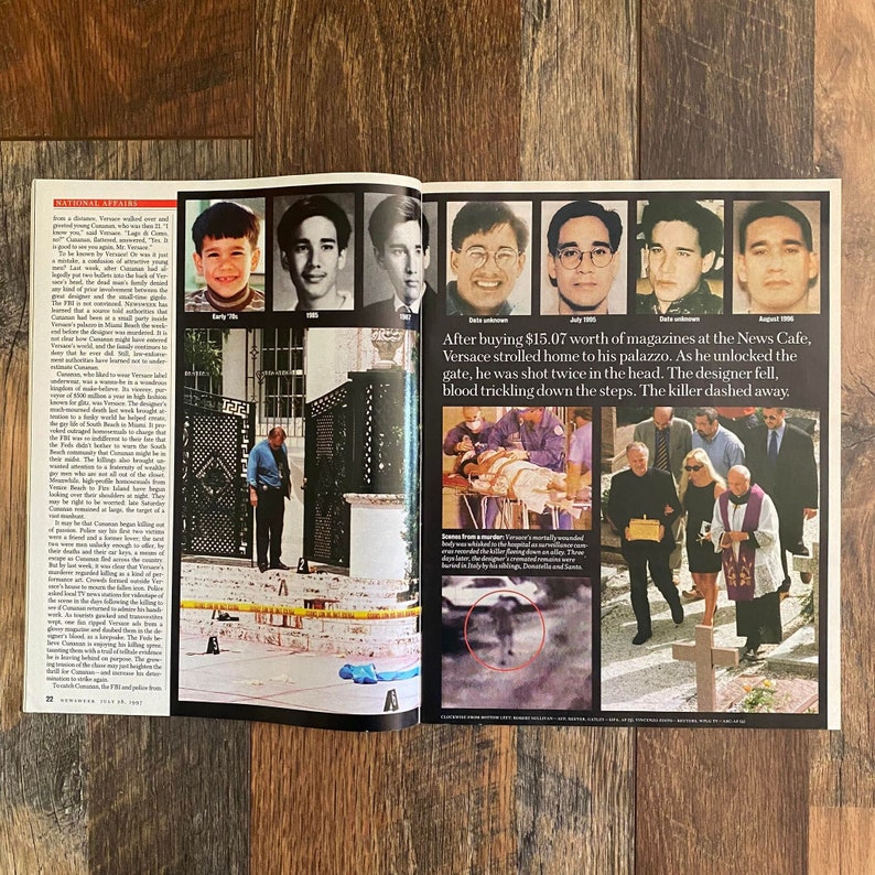 Newsweek Andrew Cunanan Behind The Mask True Crime Magazine Gianni Versace Death image 4