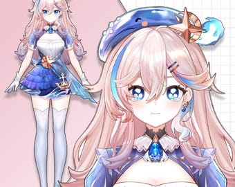 Modelo Vtuber Live2D prediseñado: listo para usar, compatible con VTubeStudio