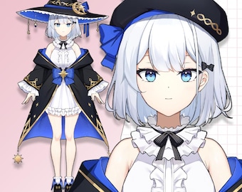 Premade Live2D Vtuber-model: klaar voor gebruik, compatibel met VTubeStudio