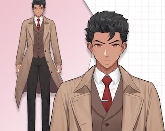 Modelo Vtuber Live2D prediseñado: listo para usar, compatible con VTubeStudio