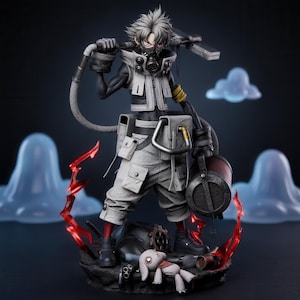Scrap Gear Antihero Bust STL – Urban Rebel Collector Statue 3D Print Model