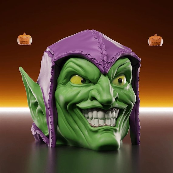 Green Goblin MTG Deck Box | 3D Printed PLA Card Holder