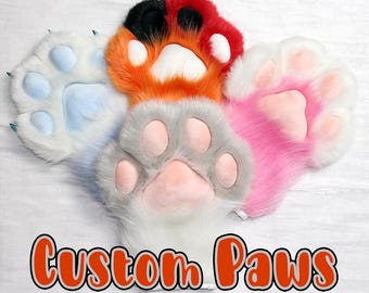 Custom furry handpaws: Customization supported cat paws, Customized based on images