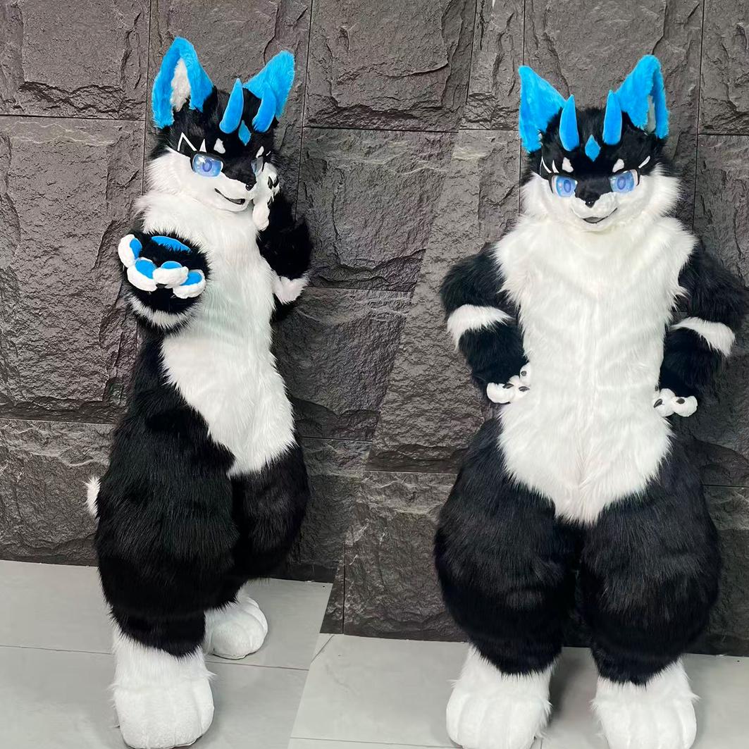 Normal Fursuit Custom Fursuit: Furry Head, Hand Paws, Outdoor Feetpaw, Fur Tail, Body ...