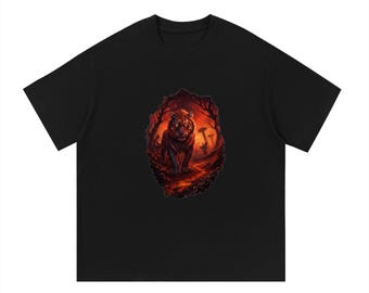 La Tigre, William Blake, T-shirt in cotone essenziale