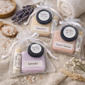 Mini Self-Care Kit | Goat Milk Soap, Lip Balm, Lotion Pearls (Natural Skincare)