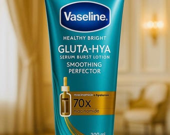 Vaseline Healthy Bright Gluta Hya Serum Burst Loção Suavizante Aperfeiçoadora