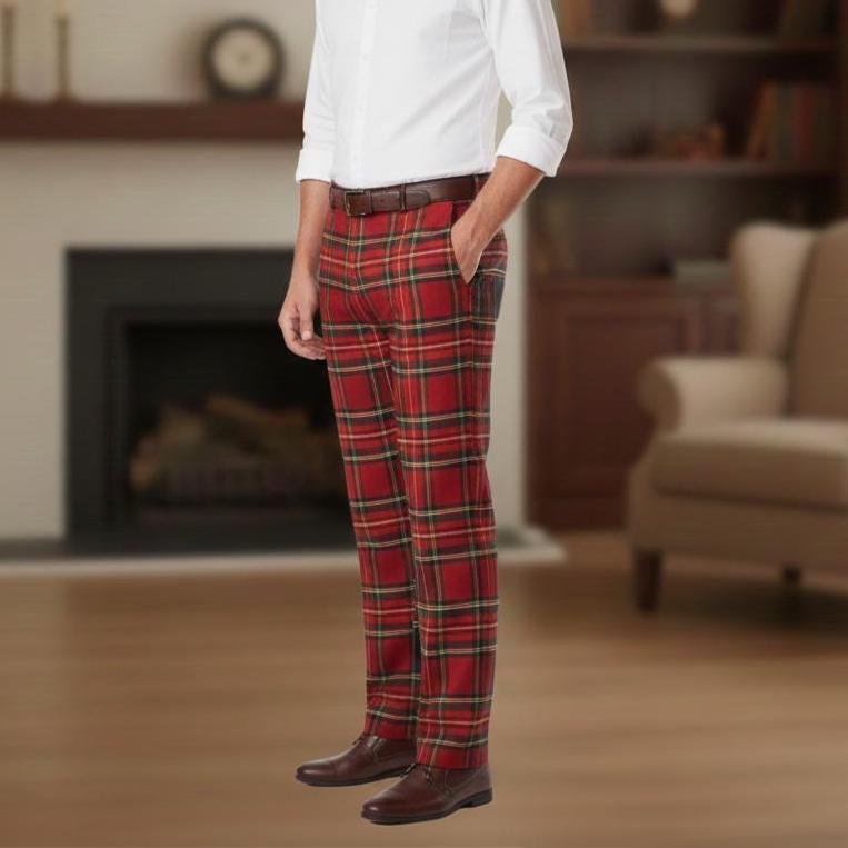 Christmas Plaid Dress Pants - Etsy