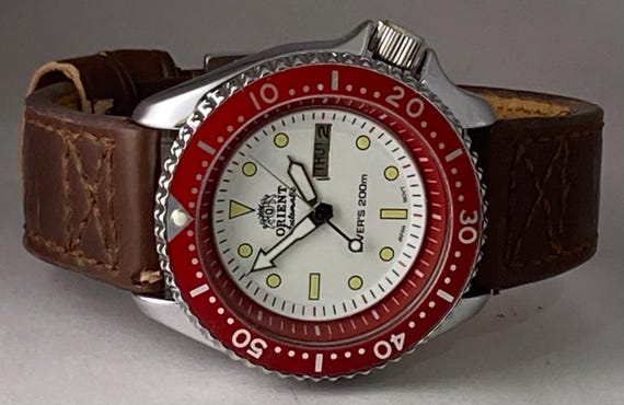 Refurbished Orient Automatic Watch: White Dial, R… - image 4