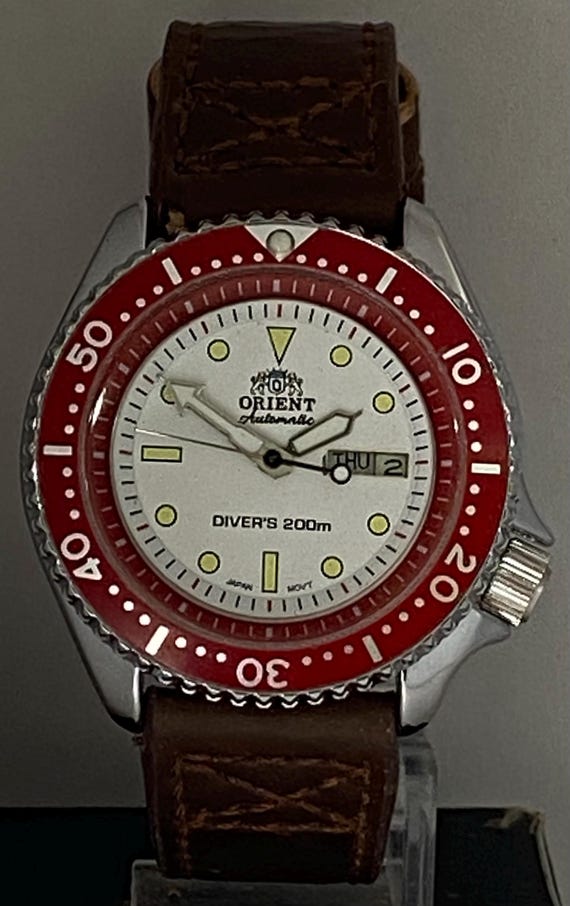 Refurbished Orient Automatic Watch: White Dial, R… - image 1