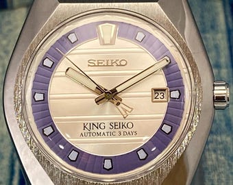 Refurbished Vintage Automatic Watch, Silver Dial