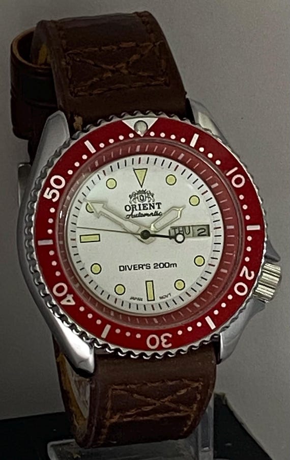 Refurbished Orient Automatic Watch: White Dial, R… - image 2