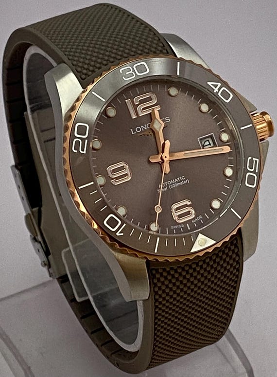 Longines Conquest Automatic Brown Dial Rotating B… - image 1