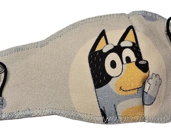 Nuevo ~ Bluey ~ Parches oculares para niños ~ Ambliopía ~ Ojo vago ~ Estrabismo ~ Cuidados postoperatorios ~ Lavables