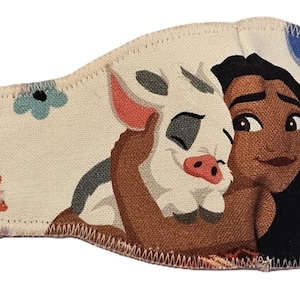 Kids Fabric Eye Patch for Glasses, Lazy Eye Amblyopia Treatment, Strabismus (No Adhesive)