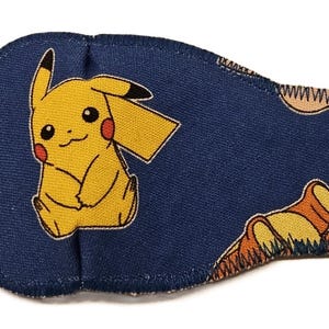 Blue Pokemon Children's eye patches ~ Amblyopia ~ lazy eye ~ Strabismus ~ post surgery care ~washable