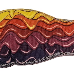 Tapa-olho infantil: tecido ondulado para tratamento da ambliopia.