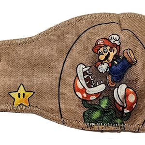 Tapa-olho infantil Mario: tratamento para ambliopia e olho preguiçoso