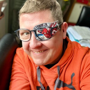 Adult eye patch ~ double vision treatment ~ post surgery care ~ cataracts ~ women&#39;s eye patch ~ men&#39;s eye patch