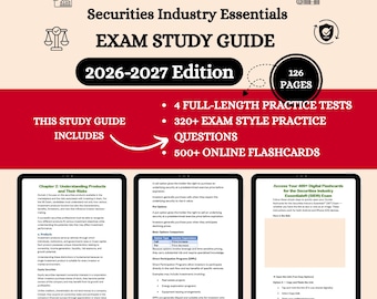 SIE Review 2026 | Sie Exam | Sie Exam Prep | Securities Industry Essentials Exam | Sie Test | Sie Study Guide | Sie | Sie Prep