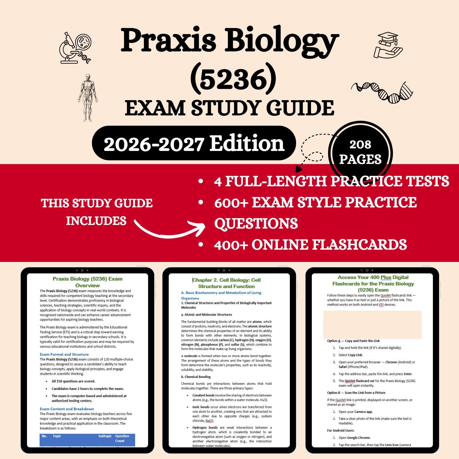 Praxis 5236 Review 2026 | Praxis Exam | Praxis Biology | Praxis