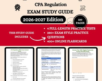 CPA REG Review 2026 | Cpa Reg Exam | Cpa Reg | Cpa Regulation | Cpa Reg Exam Study | Taxation and Regulation | Cpa Regulation (REG)