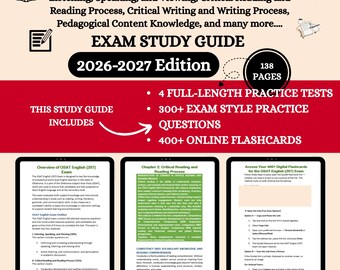 OSAT English 207 Review 2026 | Oklahoma Subject Area Test English 207 | Oklahoma Teacher Certification Exam | Osat Exam | Osat | Osat Study