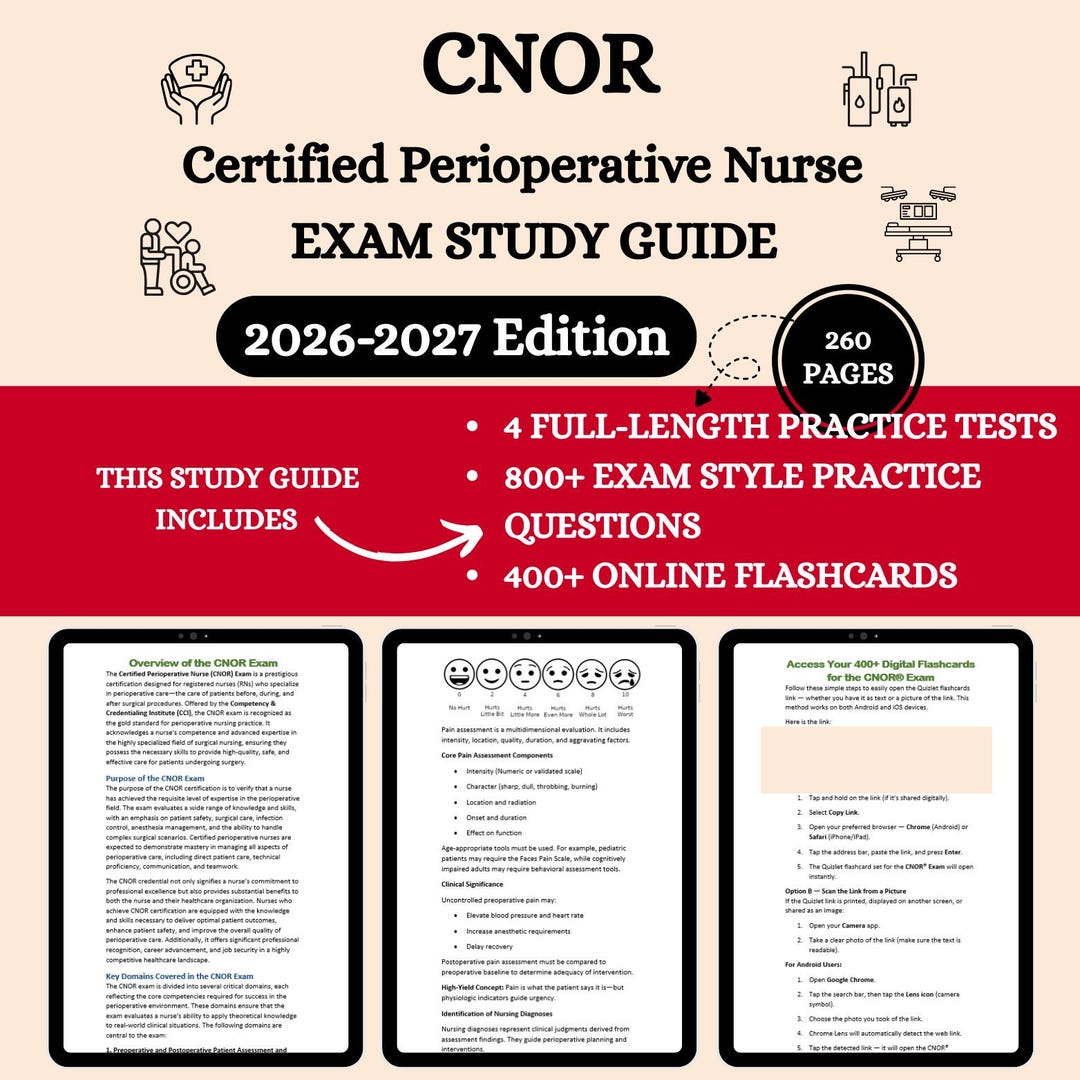 Cnor Review 2026 | Cnor Book | Cnor Study Guide | Certified ...