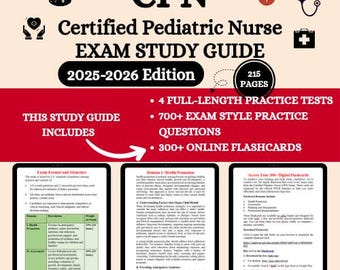 Revisão para o Exame CPN 2026 | Guia de Estudos CPN | Exame CPN | Guia para Enfermeiro(a) Pediátrico(a) Certificado(a) | Questões CPN | Estudo CPN | Flashcards CPN | CPN