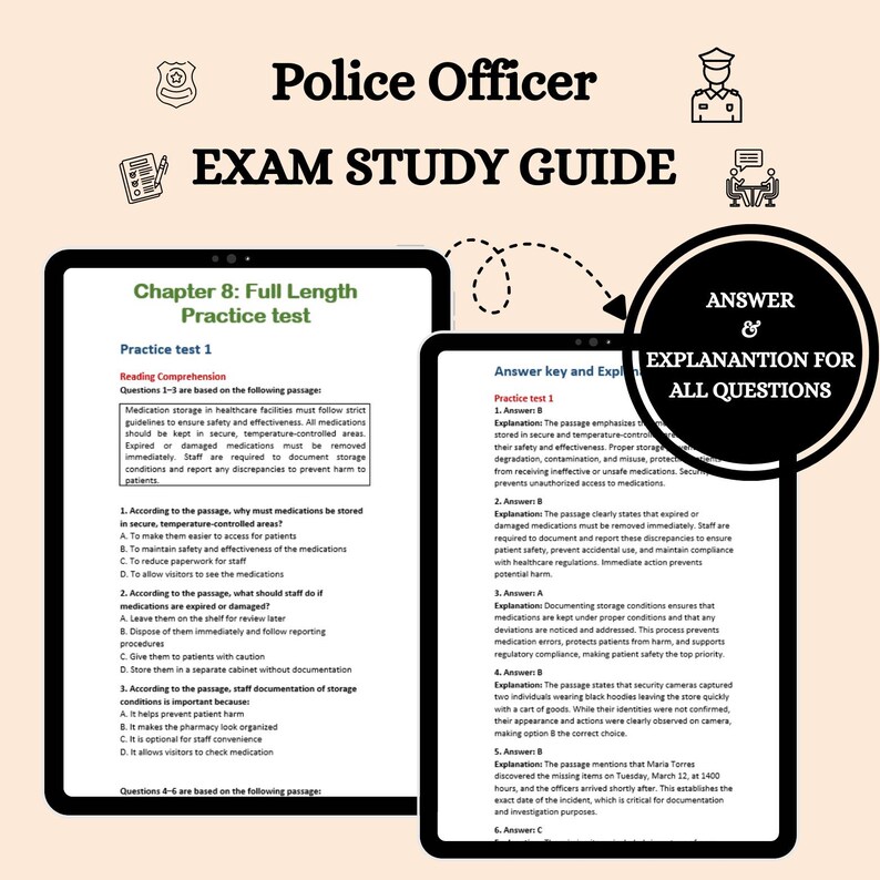 Police Study Guide Police Officer Review 2026 | Police Officer Study Guide | Police ...