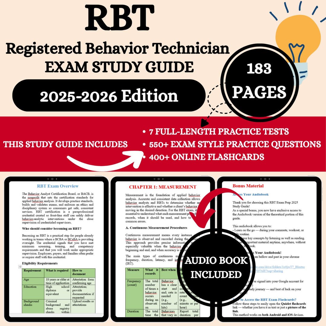 Guía de estudio RBT 2026 / Examen RBT / Estudio para Técnico en ...