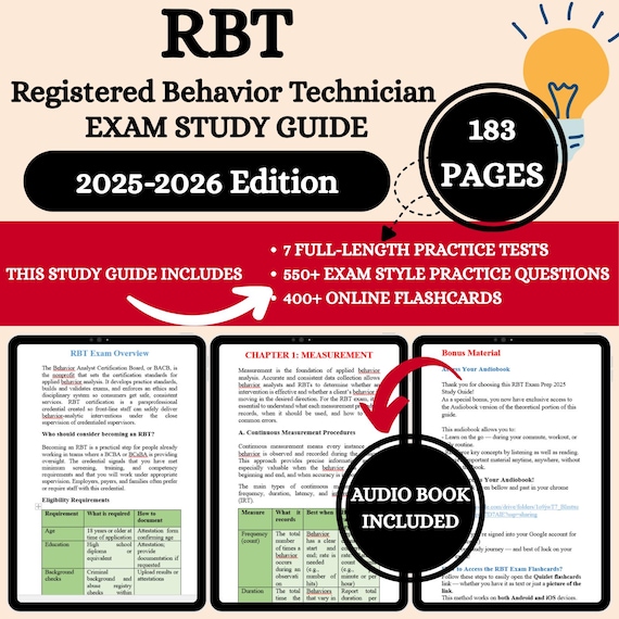 RBT Review 2026 | Registered Behavior Technician Notes