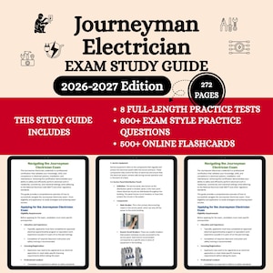 Guide d'étude pour compagnon électricien 2026 | Préparation à l'examen de compagnon électricien | révision pour les électriciens | Examen d'électricien