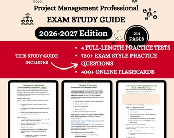 PMP-examensgranskning 2026 | PMP-examensfrågor | PMP-examensförberedelseguide | Professionell guide till projektledning | PMP-examensstudieguide | PMP-anteckningar