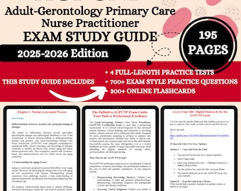 Revisão para o Exame AGPCNP 2026 | Guia de Estudos AGPCNP | Revisão para o Exame AGPCNP | Guia de Estudos AANP AGNP | Teste Prático AGPCNP | Revisão AGNP