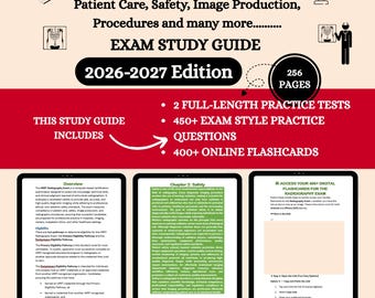 Radiography Review 2026 | Radiology Study Guide | Radiography Notes | Premiumstudyguide Radiography | Radiology Notes | Radiography