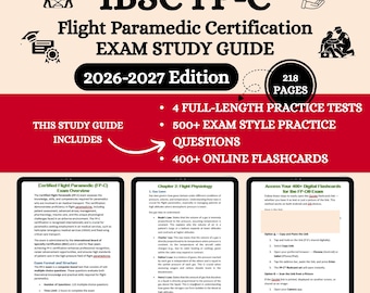 Flight Paramedic Certification Review 2026 | Fpc Exam | Fp-c | Flight Paramedic Exam | Flight Paramedic Course Book | Fp-c Book