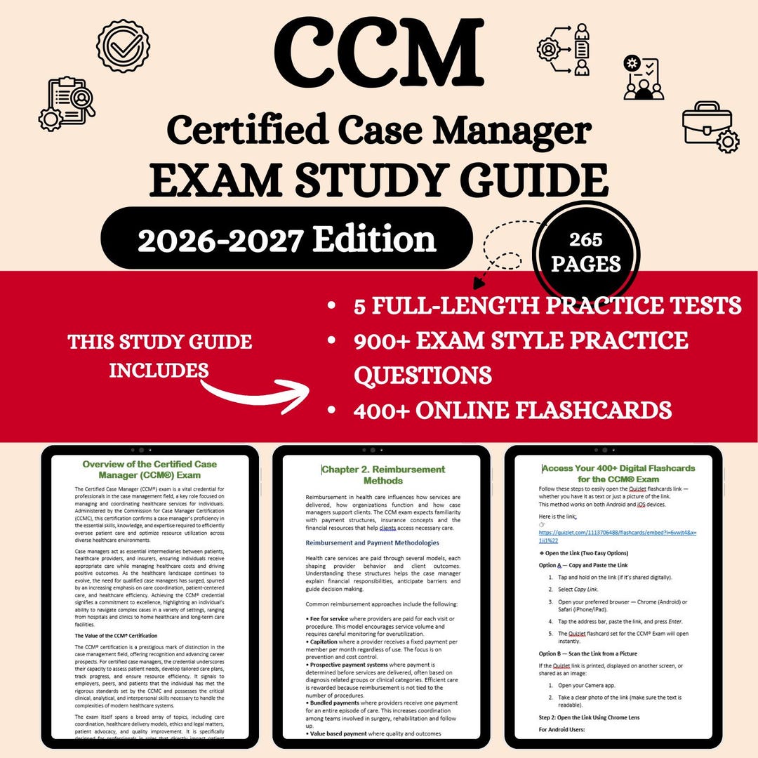 Ccm Exam Prep 2026 | Ccm Study Guide | Certified Case Manager Study | Ccm Practice Test | Ccm ...