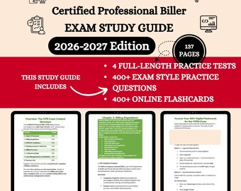 CPB Exam Review 2026 | Cpb Exam Study Guide | Cpb Exam Notes | AAPC Certified Professional Biller Exam | Cpb Practice Bundle | Cpb ebook